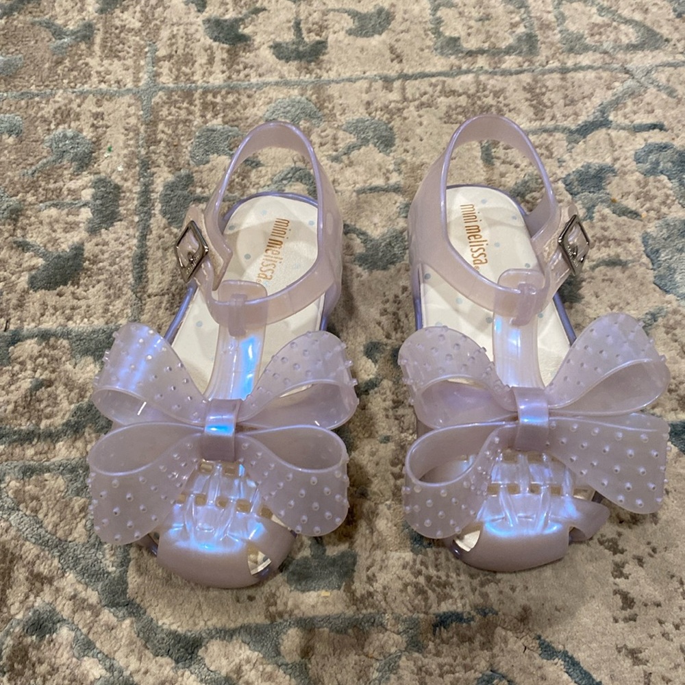 Mini Melissa Big Bow flats